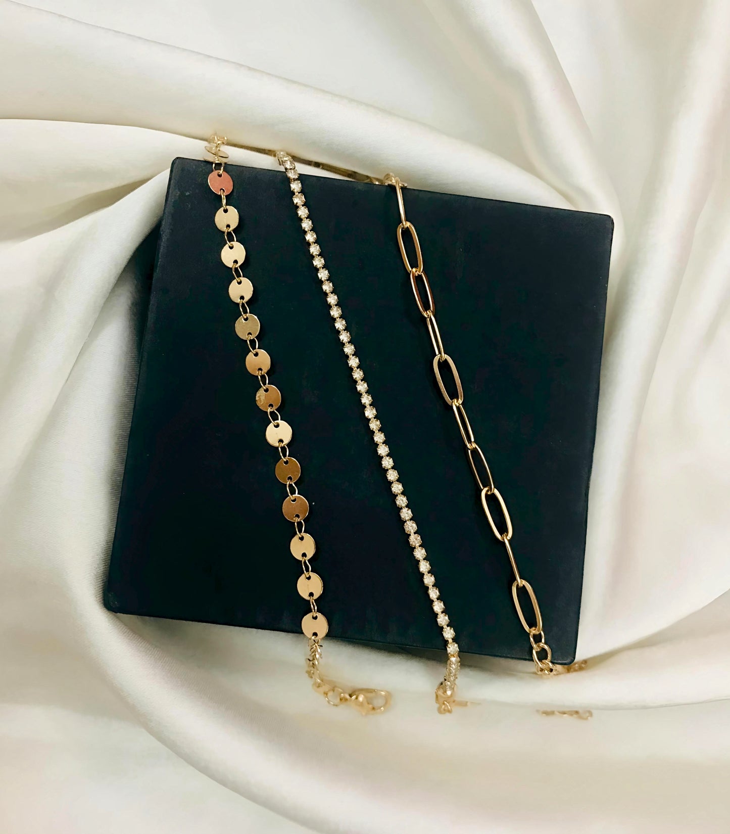 Golden Glow Bracelet Trio