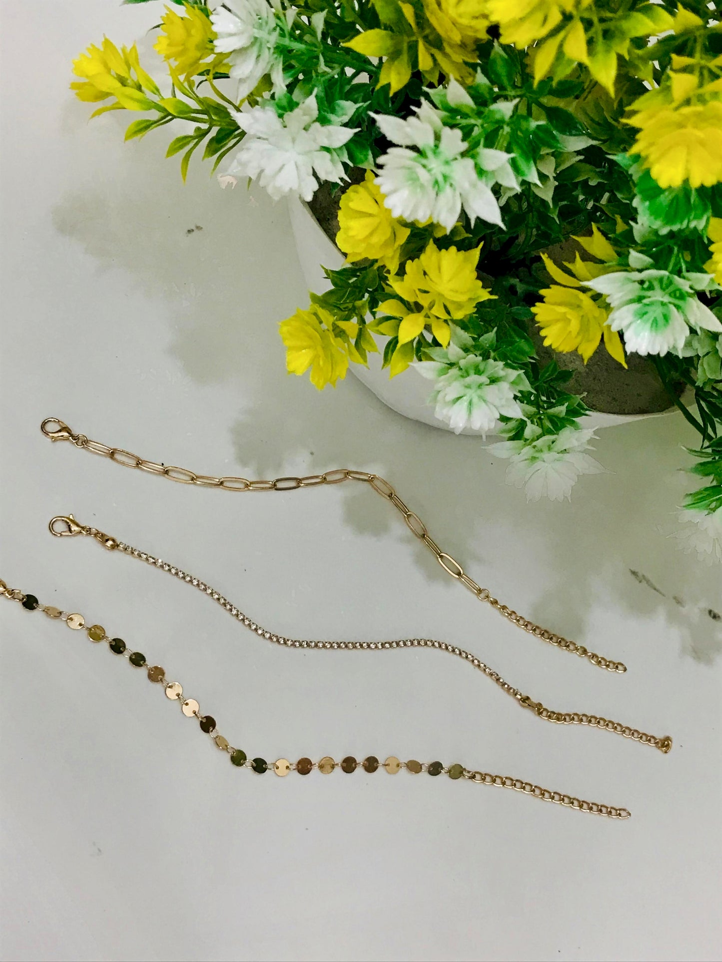 Golden Glow Bracelet Trio